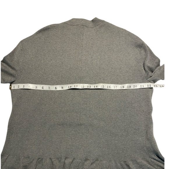 Free People Time On My Side Mini Sweater Dress Dark Heather Grey Size XS NWT - Picture 15 of 17